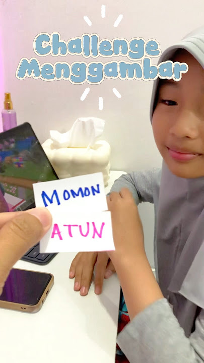 NOURA CHALLENGE DRAW ATUN OR MOMON?? #drawwithme @BANGJBLOX
