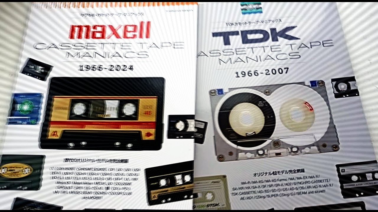 ☆ 中古 / TAPEX カセットケース、TDKとmaxell カセットテープ - 35本 