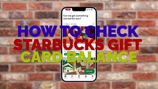 How to Check Starbucks Gift Card Balance