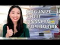 How To Organize Your Personal Finance Documents
