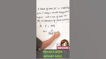 A block of mass M is pulled by a force F along a smooth  horizontal surface with a rope of mass m a=