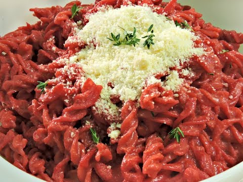 Video: Cocinar Pasta Con Salsa De Remolacha, Amapola Y Queso De Cabra