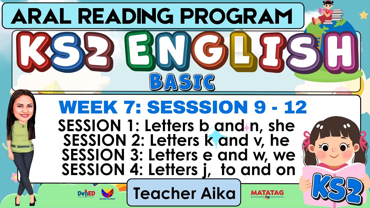 ARAL Program KS2 Basic English | Week 7 Session 9 - 12 |Grade 4 - 6 