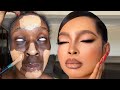 Viral 👉😱 Unbelievable Bridal Gele And Makeup Transformation 💉 Makeup Tutorial ✂️🔥😳