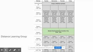 Group C Distance Learning Schedule