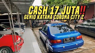 Tempat nya mobil bekas murah nih⁉️Cash 17 juta jual mobil bekas murah civic genio baleno katana city