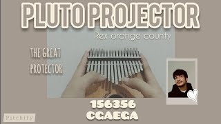 Video thumbnail of "Pluto Projector - Rex Orange County (Kalimba Cover with Tabs) // P i t c h i f y"