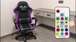 Alivio 360 Swivel Adjustable RGB Gaming Chair With Remote