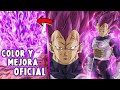LA MEJORA DE VEGETA ULTRA EGO / MEGA INSTINTO ¿POR QUE TIENE ESE COLOR OFICIAL? DRAGON BALL SUPER