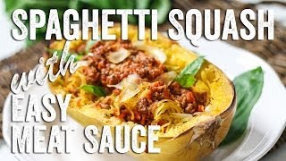 Spaghetti Squash with Easy Meat Sauce Recipe : Bits & Pieces - Season 1, Ep.10