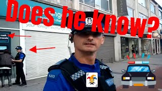 Asking a PCSO if he knows the difference between a Law and a Statute