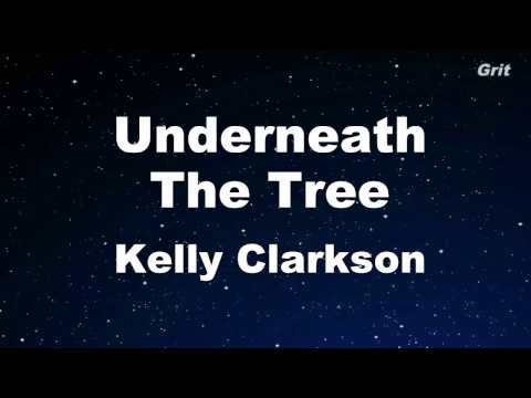 Underneath The Tree Kelly Clarkson Karaoke With Guide Melody Instrumental 