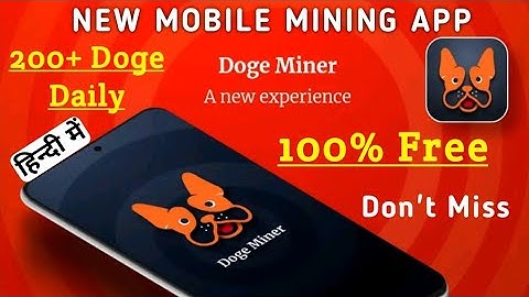 Mine Doge Coin On Phone || 100% Free with 200+ Doge Daily || Don
