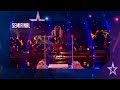 ¡Acrobacias a ciegas! El pase de oro de Santi se la juega | Semifinal 1 | Got Talent España 2018