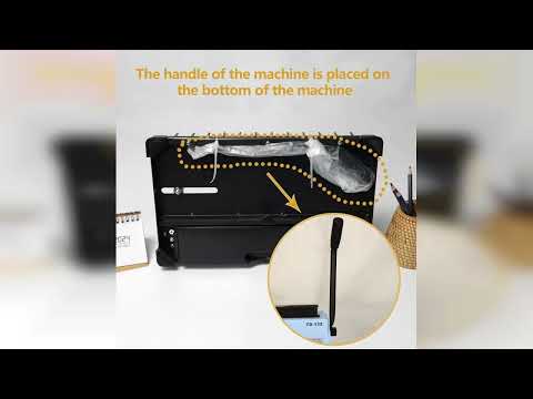Review: Rayson TD-132 Wire Binding Machine, 32-Hole Spiral Coil Binder, 3:1 Pitch, Punches 12 ...
