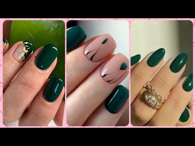 Nail Polish | Glam Shine Glorious Gel Dark green Nail Paint. | Freeup