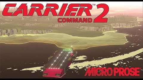 Battling the Enemy Carrier in Carrier Command 2