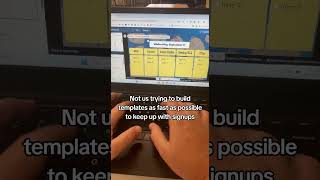 Not us trying to build templates as fast as possible to keep up with signups
