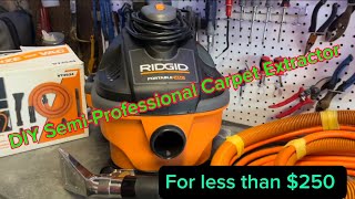 EASY DIY SHOP VAC TO CARPET EXTRACTOR CONVERSION #diy