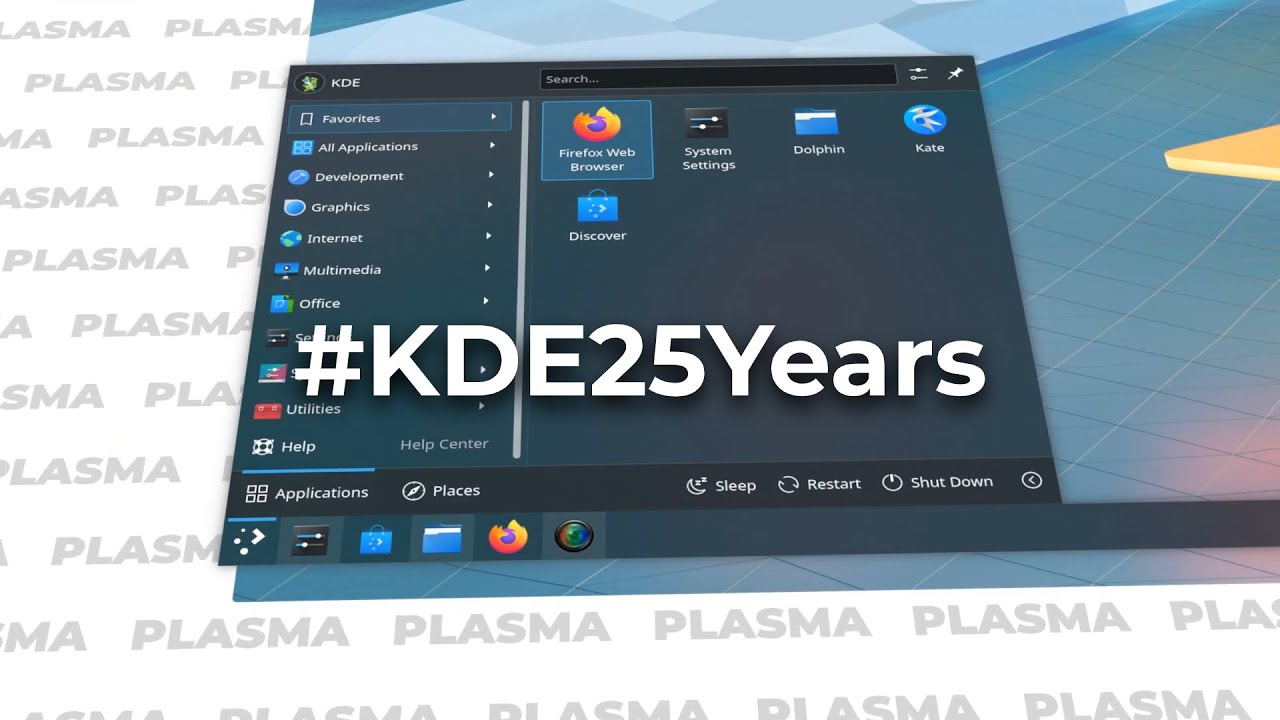 KDE Plasma - 25 Year Anniversary (Official Video) #KDE25Years - YouTube