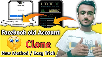 Facebook old account Cloning New Trick | Facebook Idz Clone kaise Kare | Unlimited Fb account Clone