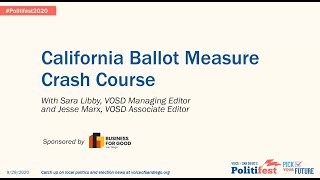 California Ballot Measure Crash Course