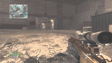 Mw3: Msr 15 Killstreak 100% Acurracy!!