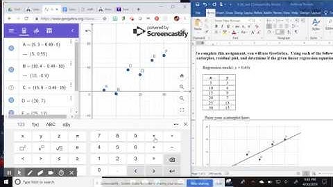 Analyzing Residuals and Lines of Best Fit