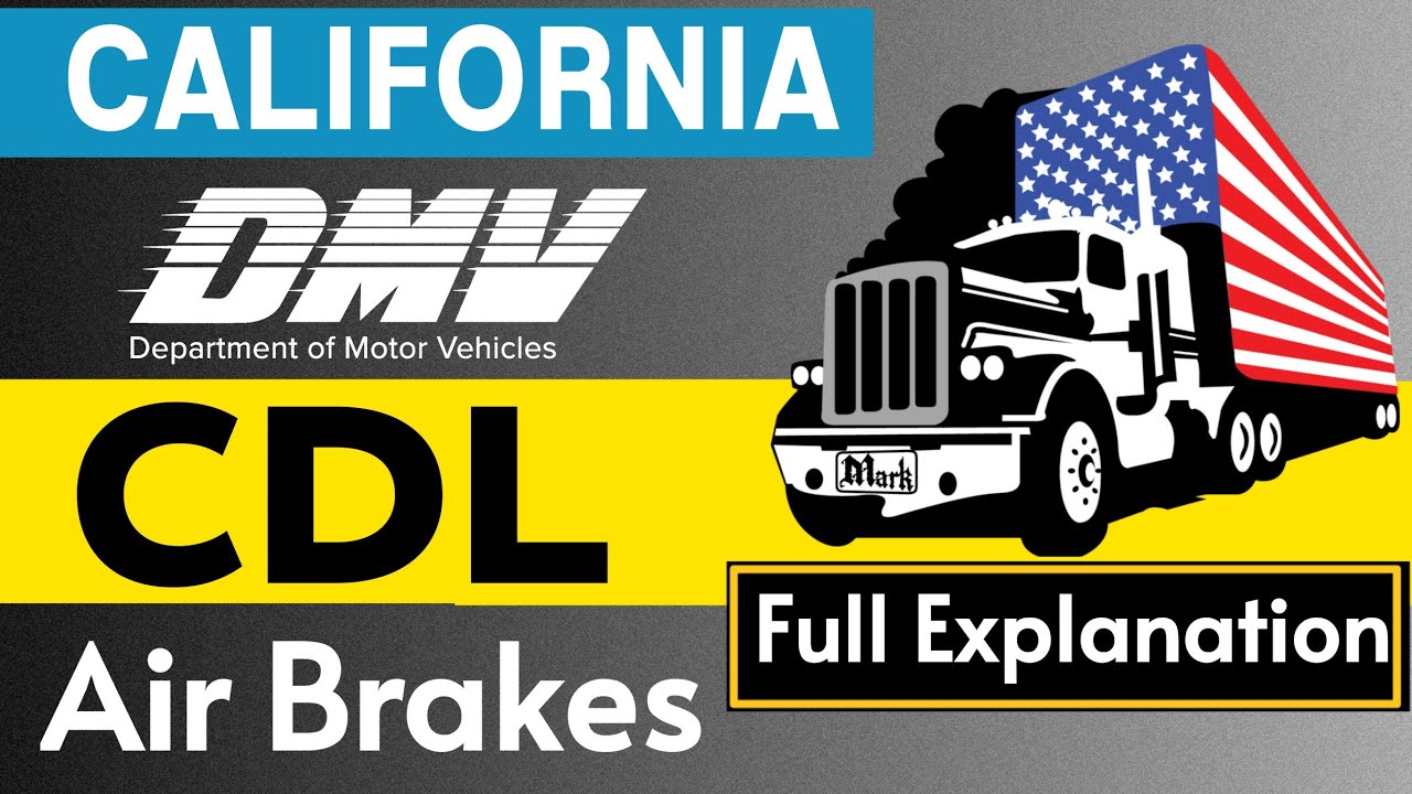 CDL Air Brake Test Question CDL Real Test Question cdltest 