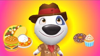 Talking Tom Corrida do Ouro - Explorador de comer um lanche. 🍇🍩🍜🍔🍮 (2026) Hank Explorador.