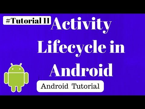 Android App Tutorial | activity lifecycle in android #11