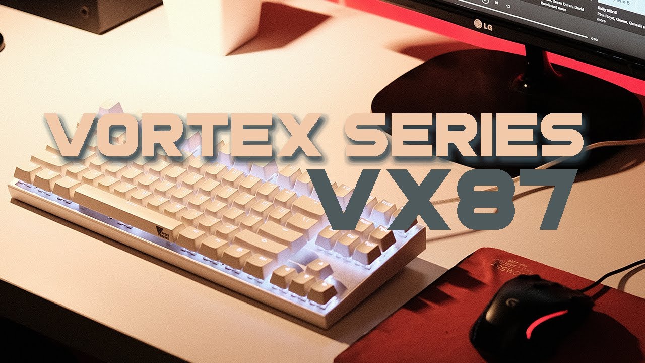  Vortex  Series VX87  Blue Switch Mechanical Keyboard 