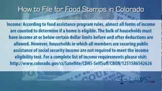 Details How to File for Food Stamps Colorado Update