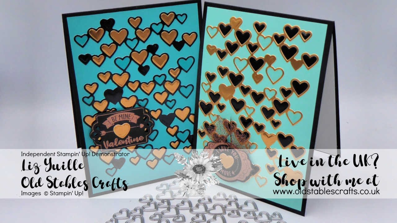 Detailed Hearts Inlaid Cards