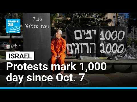 Israel and Gaza mark 1,000 days since the October 7 attacks and the start of the war • FRANCE 24