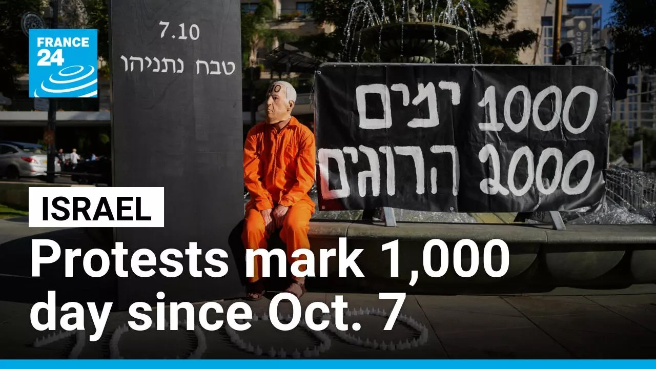 Israel and Gaza mark 1,000 days since the October 7 attacks and the start of the war • FRANCE 24