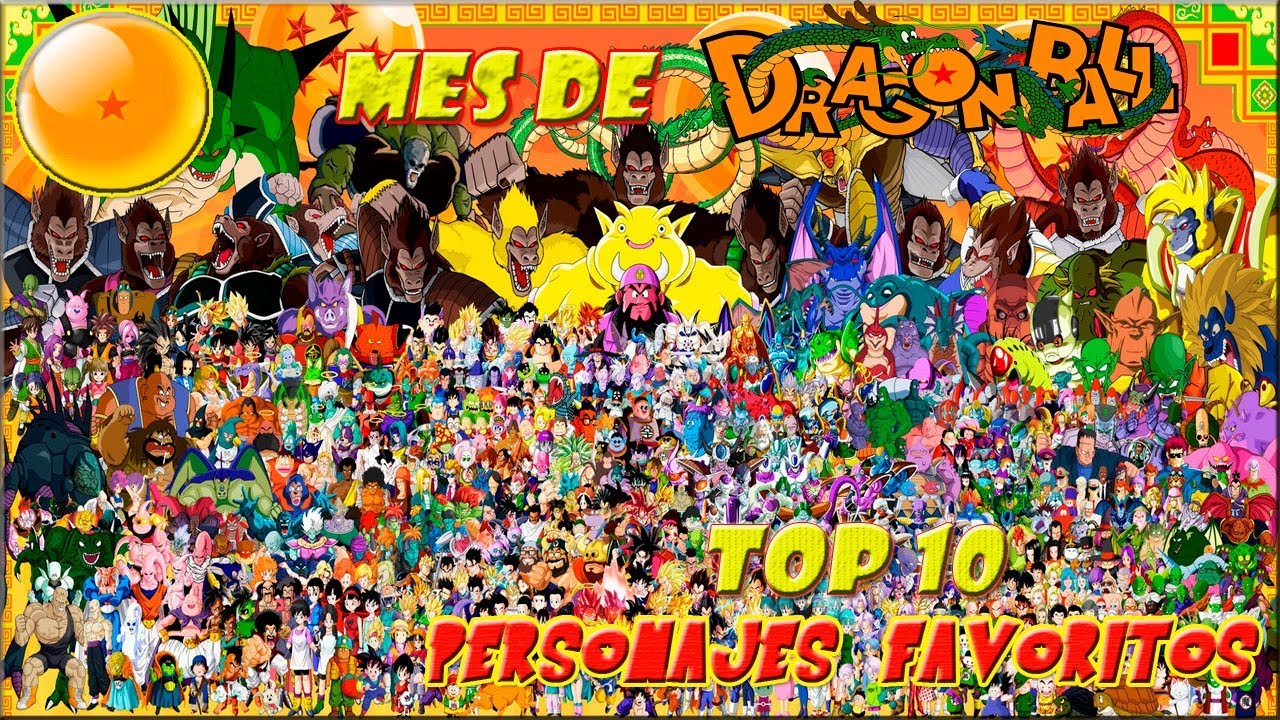 Mes De DB: Top 10 Personajes Favoritos - YouTube