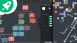 Brick Breaker Clone on iPad Using Visual Coding - hyperPad Showcase screenshot 5