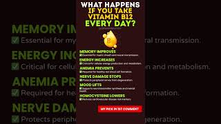 What Happens If You Take Vitamin B12 Every Day? #Vitaminb12 #Healthtips #Energyboost