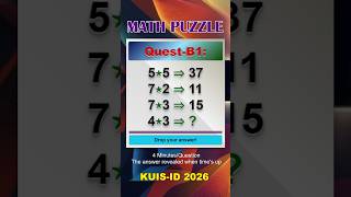 Math Puzzle Marathon 36: Math Critical Thinking