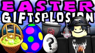 ROBLOX EASTER GIFTSPLOSION 2024!!! (BUYING ROBLOX UGC GIFT BOXES)