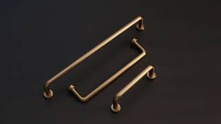 Famous Champagne Bronze Decorative Drawer Handles UBR Profile
