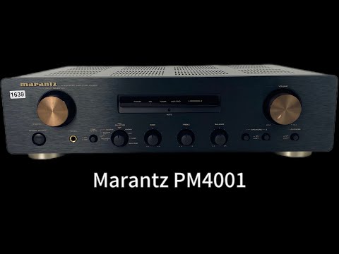 Marantz PM4001 Stereo Integrated Amplifier (2005-08) - YouTube