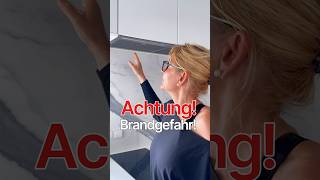 🔥 Brandgefahr in Deiner Küche! 🔥 #küchenbrand #brandschutz #dunstabzugshaube #haushaltstipp