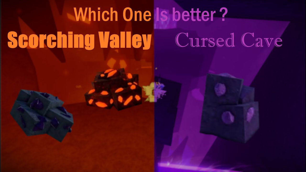 Which biome is better for grinding money | Scorching Valley vs Cursed Cave | Refinery Caves 2