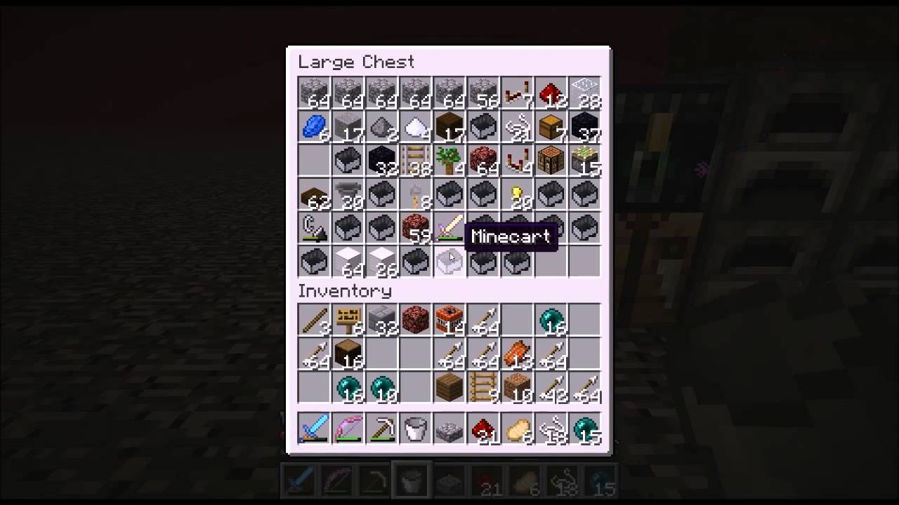 let's play minecraft : gwtje : 72 Exploding the Nether with Arrows