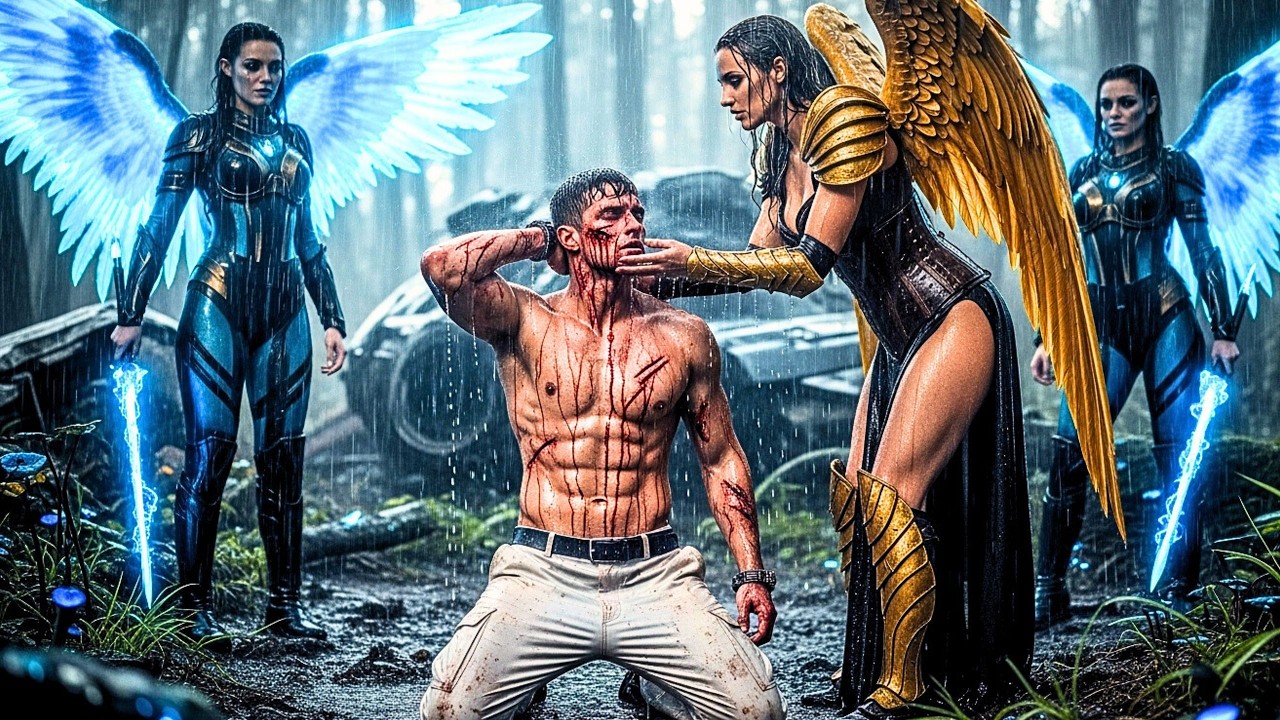 Capturado por MUJERES ALADAS en Planeta Desconocido: Él es la Salvación