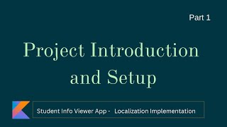 Part 1 - Project Introduction & Setup | Student Info Viewer App - Localization Implementation screenshot 2