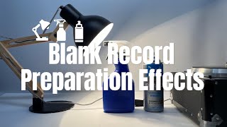 【Verification】How does the pre-treatment of blank records affect sound quality?