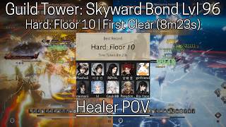 [Where Winds Meet] Skyward Bond Guild Tower | Hard Floor 10 (Lvl 96) - First Clear 8m23s | Healer Windward Stadium 10